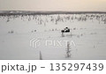Sterlitamak, Russia Off-road vehicle Trekol In the snowy Arctic 135297439