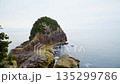 Columnar joints at Tategasaki, Kumano City, Mie Prefecture 135299786