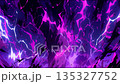 Anime energy explosion background, violet lightning strikes, chaotic dark sky, comic style storm, glowing purple cracks, animated texture, high contrast, electric shock effect, black and magenta tones 135327752