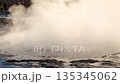 Strokkur geysir erupts in Iceland, a famous landmark on the Golden Circle. 135345062