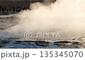 Strokkur geysir erupts in Iceland, a famous landmark on the Golden Circle. 135345070