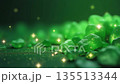 Green Gems Are Very Sparkly. Ai generated 135513344