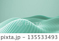 Abstract multi-layered curved background, 3d rendering. 135533493