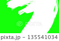gritty paint brush swipe transition background green screen. 135541034