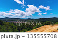 4K-time lapse of blue sky and clouds in summer season,Good weather day clouds sky background 135555708