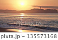 Sunrise at Tsujido Beach 135573168