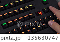 Preset Switching with Arrow Buttons on Lighting Mixer in 4K 135630747
