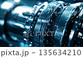 金屬機械零件特寫 135634210