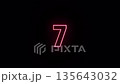 時尚的數字倒數計時，帶有發光的 3D 數字，倒數 10 秒（粉紅色） 135643032