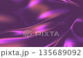 Psychedelic animation in abstract style on colorful background. Abstract fluid liquid surface lilac blue background. High quality FullHD footage 135689092