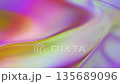 Psychedelic animation in abstract style on colorful background. Abstract fluid liquid surface lilac blue background. High quality FullHD footage 135689096