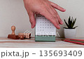 July 2026 Calendar Page On Desk Showing Month Seven And Scheduling Concept 135693409