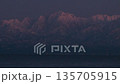 Tateyama mountain range after sunset 135705915
