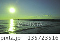 Breakwater at sunset 135723516