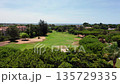 Vale de Lobo Beautiful oceanfront golf courses, Lush green golf terrain bordered by sandy beach landscapes, Picturesque ocean view golf courses featuring lush greenery and sandy terrain 135729335