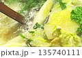 Steaming hot pot in winter - home-style warm Japanese cuisine 135740111