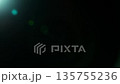 Real Lens Flare Reflections for Overlay or Transition Isolated on Black Background 135755236