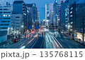 Time lapse of Ginza Showa Street (Tokimeki Bridge) 135768115