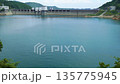 宮瀨水壩和宮瀨湖 俯拍4K高清視頻 135775945
