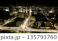 Night view of Utsunomiya city from the observation lobby on the 15th floor of Tochigi Prefectural Office 135793760