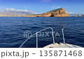 Benidorm Island and city skyline from boat Costa Blanca Spain 135871468