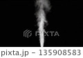 Steam on a black background 135908583