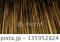 Golden vertical stripes of light falling like digital rain, an abstract luxurious background with glowing glitter lines for technology, finance, and futuristic visual effects. Seamless loop. 135952824