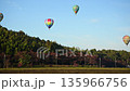 Hot air balloons competing at the Lake Biwa Higashiomi Balloon Fiesta (Higashiomi City, Shiga Prefecture, November 2025) 135966756