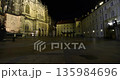 Prague St. Vitus Cathedral at night in the castle 135984696