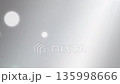 Silver-white bokeh and light particles Simple abstract background material 135998666