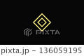 Captivating animation of shimmering golden concentric rounded rhombuses expanding outward on a sleek black backdrop, creating a hypnotic, elegant art-deco loop perfect for luxury visuals 136059195