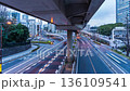 Tokyo Nagatacho Aoyama Street Akasaka Mitsuke Intersection Time Lapse 136109541