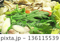 Steaming hot pot in winter - home-style warm Japanese cuisine 136115539