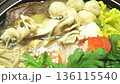Steaming hot pot in winter - home-style warm Japanese cuisine 136115540