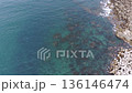 【4K空撮】真上からの俯瞰。隆起前の皆月海岸をなぞるスクロール映像。地形変化の比較に(震災前アーカイ 【4K空撮】真上からの俯瞰。隆起前の皆月海岸をなぞるスクロール映像。地形変化の比較に(震災前アーカイ 136146474