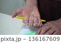 Learning hand exercises for improved grip strength in rehabilitation at home 136167609