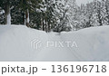 Snow-covered road  136196718