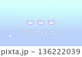 A cute, dreamy heart-shaped loading screen and waiting loop animation video 136222039