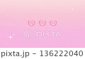 A cute, dreamy heart-shaped loading screen and waiting loop animation video 136222040
