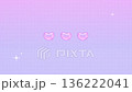 A cute, dreamy heart-shaped loading screen and waiting loop animation video 136222041