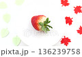 A 360-degree rotation of fresh strawberries 136239758