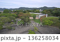 View of the remains of the Honmaru Palace from the castle tower of Ako Castle 136258034