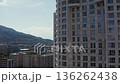Aerial view of modern residential skyscraper construction 136262438