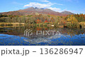 Autumn leaves at Imori Pond and Mount Myoko, Niigata Prefecture 136286947