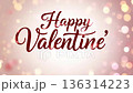Script letters animate to form the text Happy Valentine’s Day 136314223