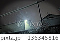 A snowy night in the countryside 136345816