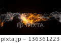 Glowing Plexus Network Connection 136361223