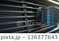 Molten Metal Pouring Into Container 136377643