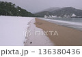 Fukui Tsuruga Kehi Pine Grove Snowy Beach 136380436