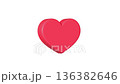 Video of a vibrating heart symbol 136382646